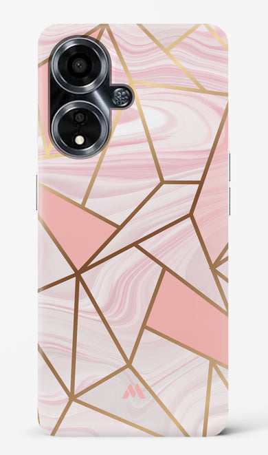 Liquid Marble in Pink Hard Case Phone Cover (Oppo)