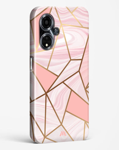 Liquid Marble in Pink Hard Case Phone Cover (Oppo)