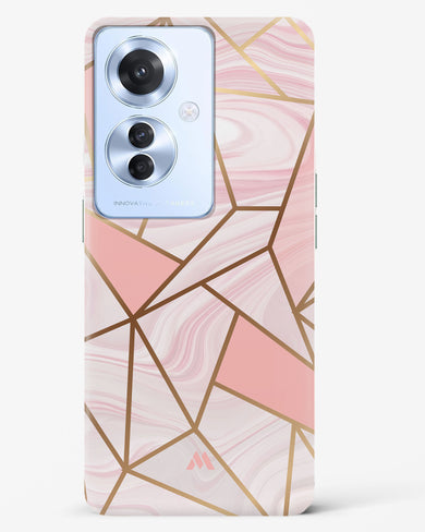 Liquid Marble in Pink Hard Case Phone Cover (Oppo)