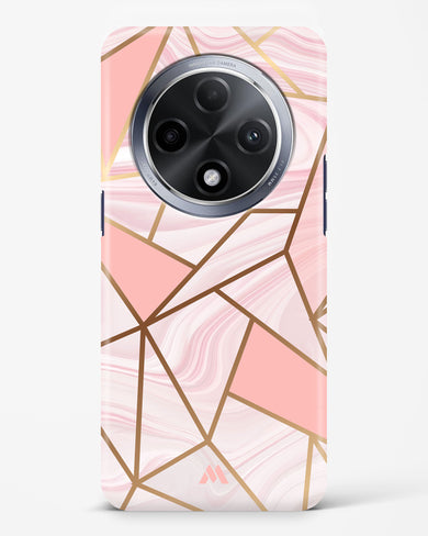 Liquid Marble in Pink Hard Case Phone Cover (Oppo)