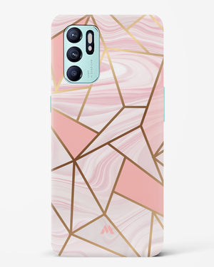 Liquid Marble in Pink Hard Case Phone Cover (Oppo)