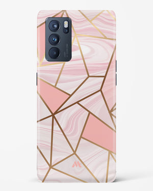Liquid Marble in Pink Hard Case Phone Cover (Oppo)