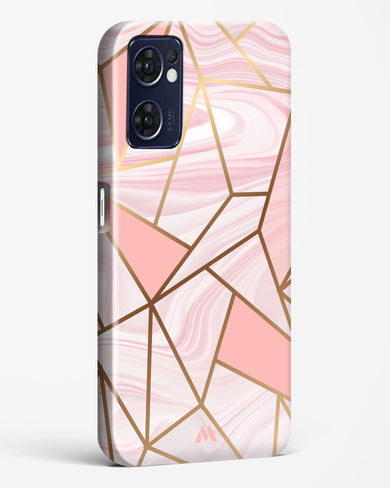 Liquid Marble in Pink Hard Case Phone Cover (Oppo)
