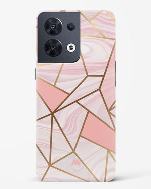 Liquid Marble in Pink Hard Case Phone Cover (Oppo)