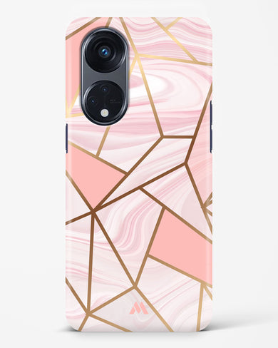 Liquid Marble in Pink Hard Case Phone Cover (Oppo)