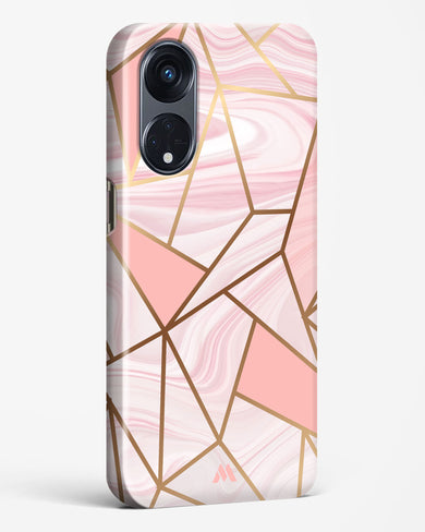 Liquid Marble in Pink Hard Case Phone Cover (Oppo)