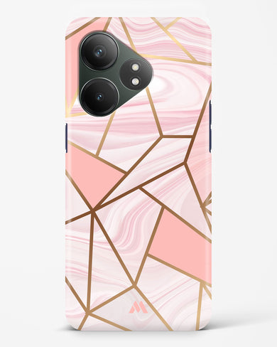 Liquid Marble in Pink Hard Case Phone Cover (Realme)