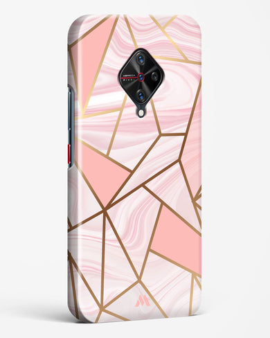 Liquid Marble in Pink Hard Case Phone Cover (Vivo)
