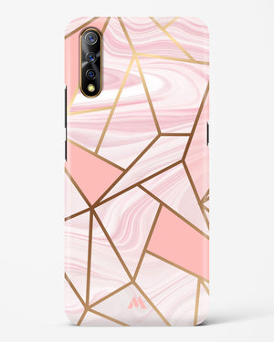 Liquid Marble in Pink Hard Case Phone Cover (Vivo)