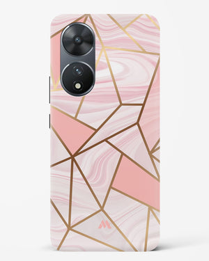 Liquid Marble in Pink Hard Case Phone Cover (Vivo)