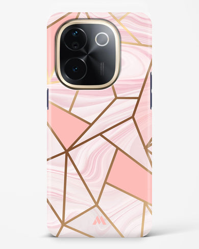 Liquid Marble in Pink Hard Case Phone Cover (Vivo)