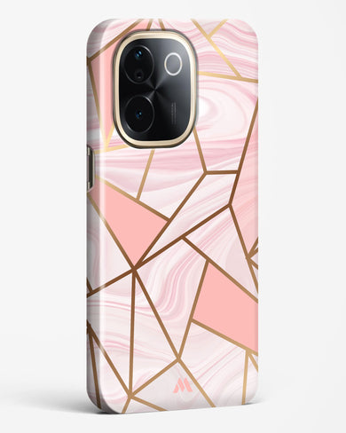 Liquid Marble in Pink Hard Case Phone Cover (Vivo)