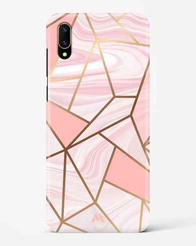 Liquid Marble in Pink Hard Case Phone Cover (Vivo)