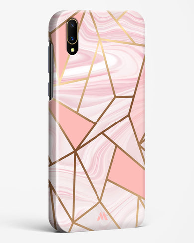 Liquid Marble in Pink Hard Case Phone Cover (Vivo)