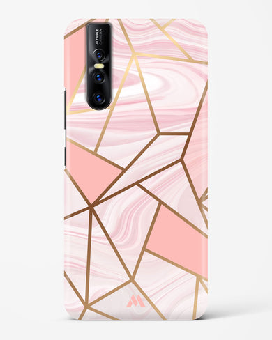 Liquid Marble in Pink Hard Case Phone Cover (Vivo)