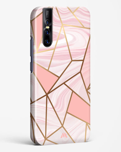 Liquid Marble in Pink Hard Case Phone Cover (Vivo)