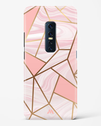 Liquid Marble in Pink Hard Case Phone Cover (Vivo)
