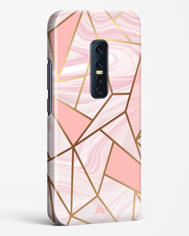 Liquid Marble in Pink Hard Case Phone Cover (Vivo)
