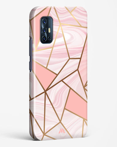 Liquid Marble in Pink Hard Case Phone Cover (Vivo)