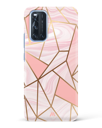 Liquid Marble in Pink Hard Case Phone Cover (Vivo)