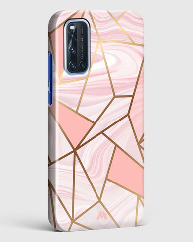 Liquid Marble in Pink Hard Case Phone Cover (Vivo)