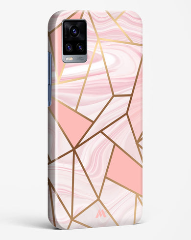 Liquid Marble in Pink Hard Case Phone Cover (Vivo)