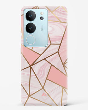 Liquid Marble in Pink Hard Case Phone Cover (Vivo)