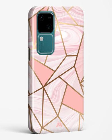 Liquid Marble in Pink Hard Case Phone Cover (Vivo)