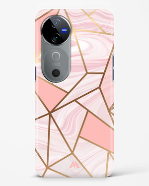 Liquid Marble in Pink Hard Case Phone Cover (Vivo)