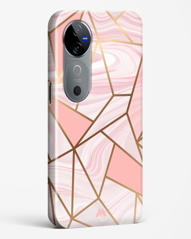 Liquid Marble in Pink Hard Case Phone Cover (Vivo)