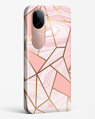 Liquid Marble in Pink Hard Case Phone Cover (Vivo)