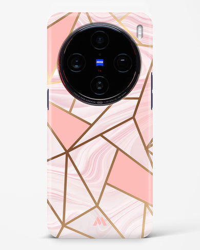 Liquid Marble in Pink Hard Case Phone Cover (Vivo)