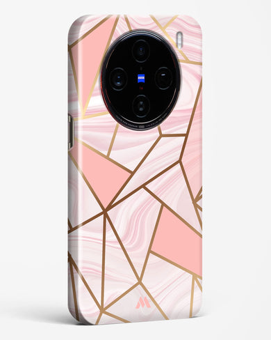 Liquid Marble in Pink Hard Case Phone Cover (Vivo)