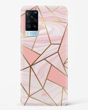 Liquid Marble in Pink Hard Case Phone Cover (Vivo)
