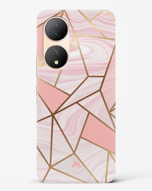 Liquid Marble in Pink Hard Case Phone Cover (Vivo)