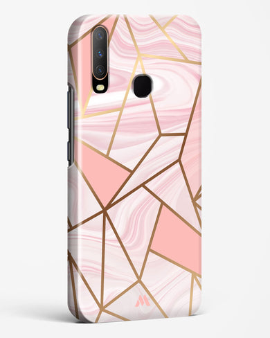 Liquid Marble in Pink Hard Case Phone Cover (Vivo)