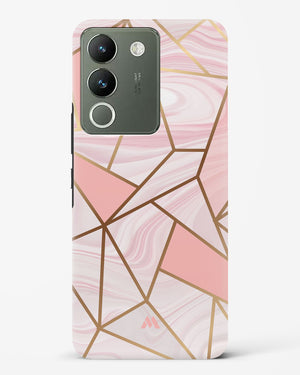 Liquid Marble in Pink Hard Case Phone Cover-(Vivo)