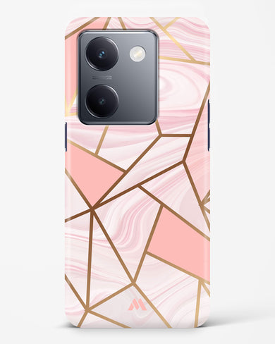 Liquid Marble in Pink Hard Case Phone Cover (Vivo)