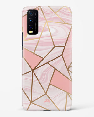 Liquid Marble in Pink Hard Case Phone Cover (Vivo)