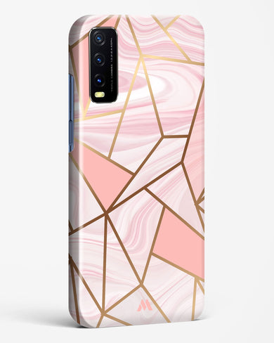 Liquid Marble in Pink Hard Case Phone Cover (Vivo)