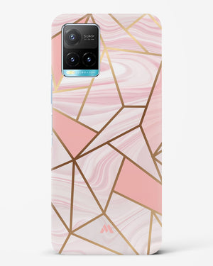 Liquid Marble in Pink Hard Case Phone Cover (Vivo)