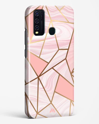 Liquid Marble in Pink Hard Case Phone Cover (Vivo)