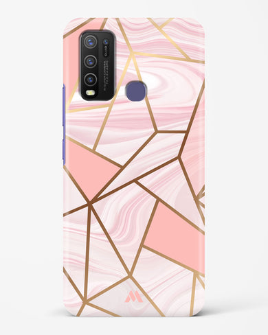 Liquid Marble in Pink Hard Case Phone Cover (Vivo)