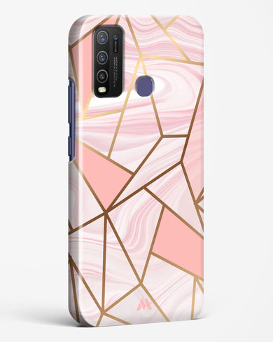 Liquid Marble in Pink Hard Case Phone Cover (Vivo)
