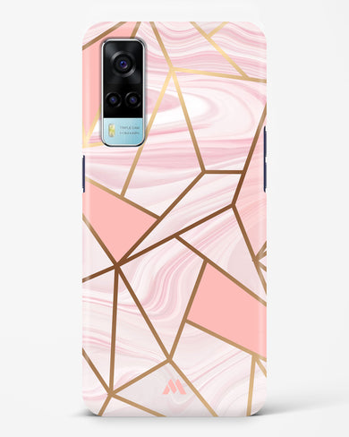 Liquid Marble in Pink Hard Case Phone Cover (Vivo)