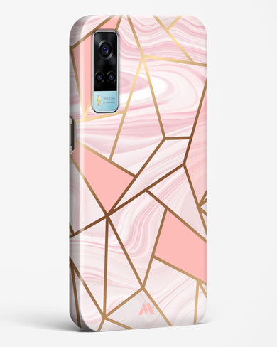 Liquid Marble in Pink Hard Case Phone Cover (Vivo)