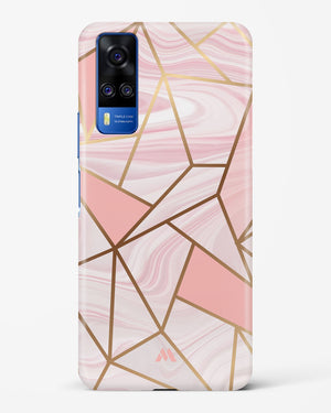 Liquid Marble in Pink Hard Case Phone Cover (Vivo)