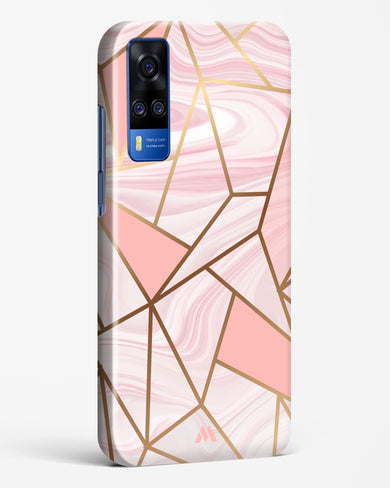 Liquid Marble in Pink Hard Case Phone Cover (Vivo)