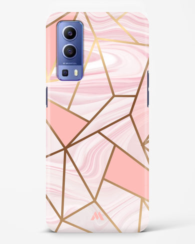 Liquid Marble in Pink Hard Case Phone Cover (Vivo)