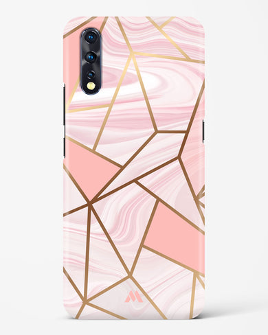 Liquid Marble in Pink Hard Case Phone Cover (Vivo)